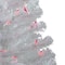 3ft. Pre-Lit White Iridescent Pine Artificial Christmas Tree, Pink Lights